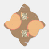 Sepia Marigolds Geschenkschachtel (Ungefaltet)