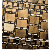 Sepia Mirror Duschvorhang (Vorderseite)