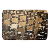 Sepia Mirror Pattern Badematte (Vorderseite)