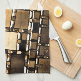 Sepia Mirrors Geschirrtuch