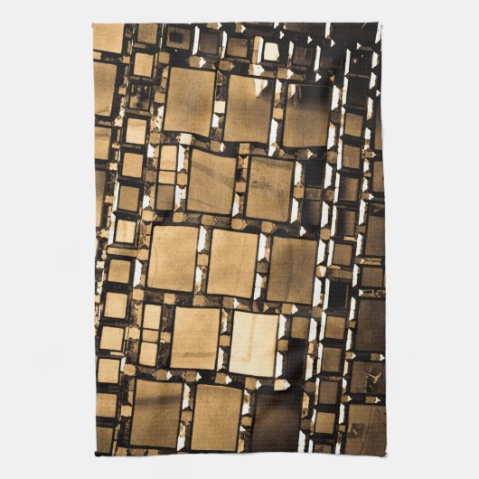 Sepia Mirrors Geschirrtuch (Vertikal)