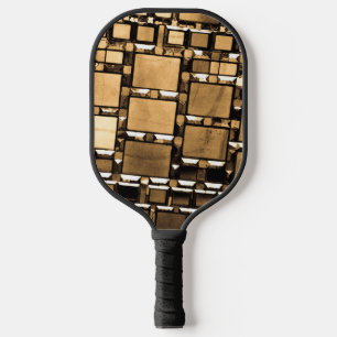 Sepia Mirrors Muster Pickleball Schläger