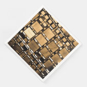 Sepia Mirrors Serviette (Ecke)