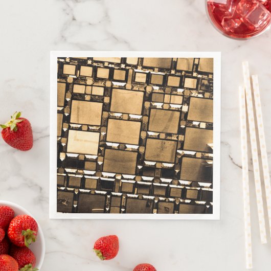 Sepia Mirrors Serviette (Beispiel)