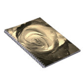Sepia Nah Up Notebook Notizblock (Rechte Seite)