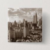 Sepia New York City Button (Vorderseite)