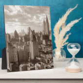 Sepia New York City Fotoplatte (Seite)