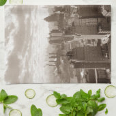 Sepia New York City Handtuch (Gefaltet)