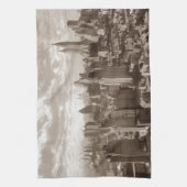 Sepia New York City Handtuch (Vertikal)