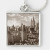 Sepia New York City Schlüsselanhänger (Vorne)