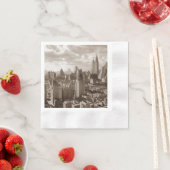 Sepia New York City Serviette (Beispiel)