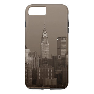 Sepia New York City Skyline Case-Mate iPhone Hülle