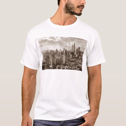 Sepia New York City T-Shirt (Vorderseite)