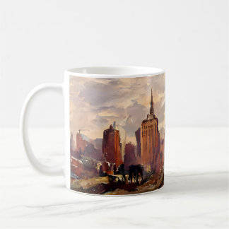 Sepia NYC Skyline Pastoral Mug Kaffeetasse