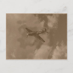 Sepia-Orkan Postkarte