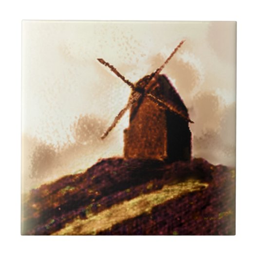 Sepia Painting Fliese (Vorderseite)
