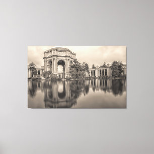 Sepia Palace of Fine Art Leinwanddruck