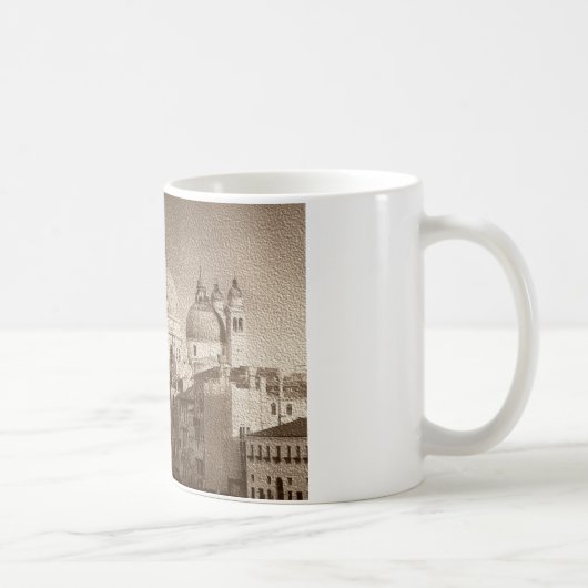 Sepia Paper Effect Venice Grand Canal Kaffeetasse (Rechts)