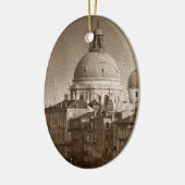 Sepia Paper Effect Venice Grand Canal Keramikornament (Links)