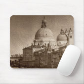 Sepia Paper Effect Venice Grand Canal Mousepad (Mit Mouse)