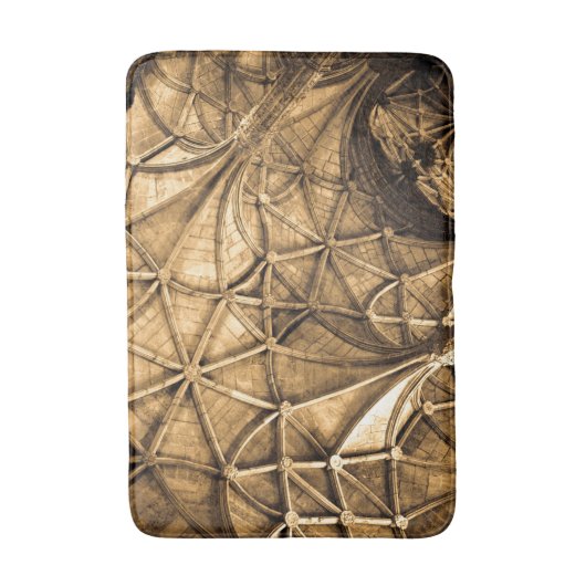 Sepia Portugues Architecture Badematte (Vorderseite Vertikal)