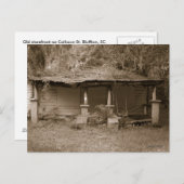 Sepia Post Card 1 Postkarte (Vorne/Hinten)