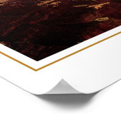 Sepia Poster des Grand Canyon (Ecke)