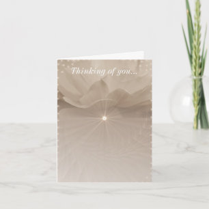 Sepia Rose Art Denken Sie an Sie Karte