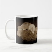 Sepia Rose Bouquet Kaffeetasse (Links)