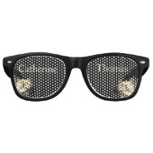 Sepia Rose Bride & Groom Party Sonnenbrille (Vorderseite)