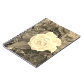 Sepia-Rose Notizblock (Linke Seite)