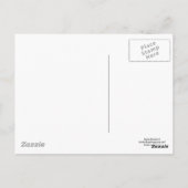 Sepia Rosenknospe Blume Foto Postkarte (Rückseite)