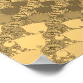 Sepia Roundalls Poster (Ecke)