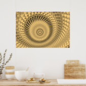 Sepia Roundalls Poster (Küche)