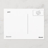 Sepia-Schnee Postkarte (Rückseite)