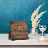 Sepia schwarz-braun-Granitstein Fotoplatte (InSitu)