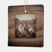 Sepia schwarz-braun-Granitstein Keramikornament (Links)