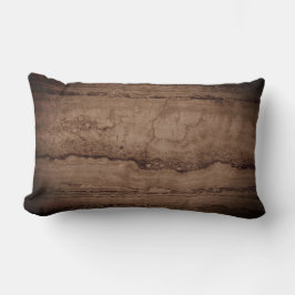 Sepia schwarz-braun-Granitstein Lendenkissen