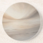 Sepia Serenity: ruhige Töne Getränkeuntersetzer (Vorne)