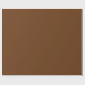 Sepia Solid Blank Color Geschenkpapier (Flach)
