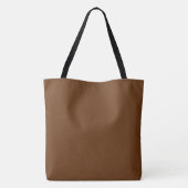Sepia Solid Blank Color Tasche (Rückseite)