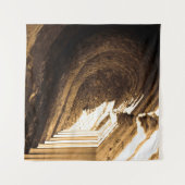 Sepia Spanischer Tunnel Wandteppich (Vorderseite)