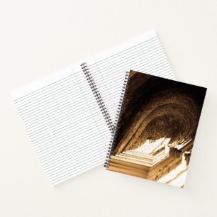 Sepia Spanish Tunnel Spiral Notebook Notizblock