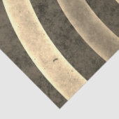 Sepia Spirals Muster, Scrapbooking Geschenke Umhül Seidenpapier (Ausschnitt)