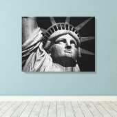 Sepia Statue of Liberty NYC Leinwanddruck (Insitu (Holzboden))