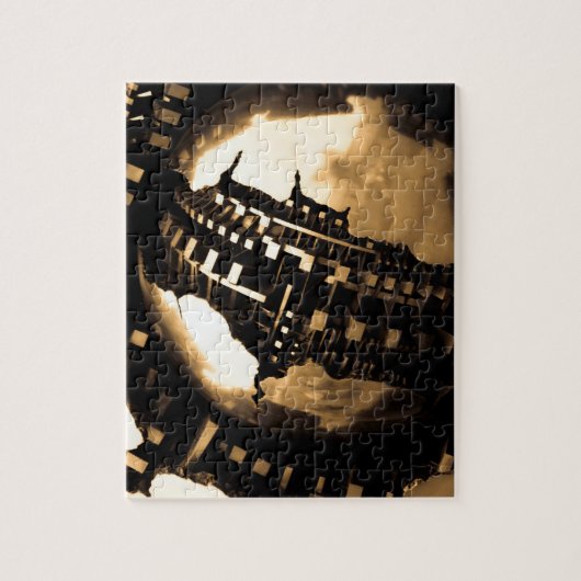 Sepia Steampunk Puzzle (Vertikal)