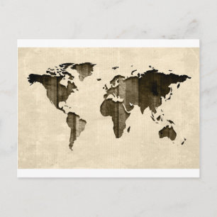Sepia-Streifenkarte Postkarte
