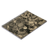 Sepia-Strudel Notizbuch Notizblock (Linke Seite)