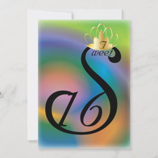 Sepia Swan 16 . Geburtstag - kundenspezifisch Einladung