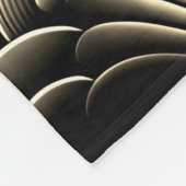 "Sepia-Tinted Mermaid Elegance - Vintag Fantasy" Fleecedecke (Ecke)
